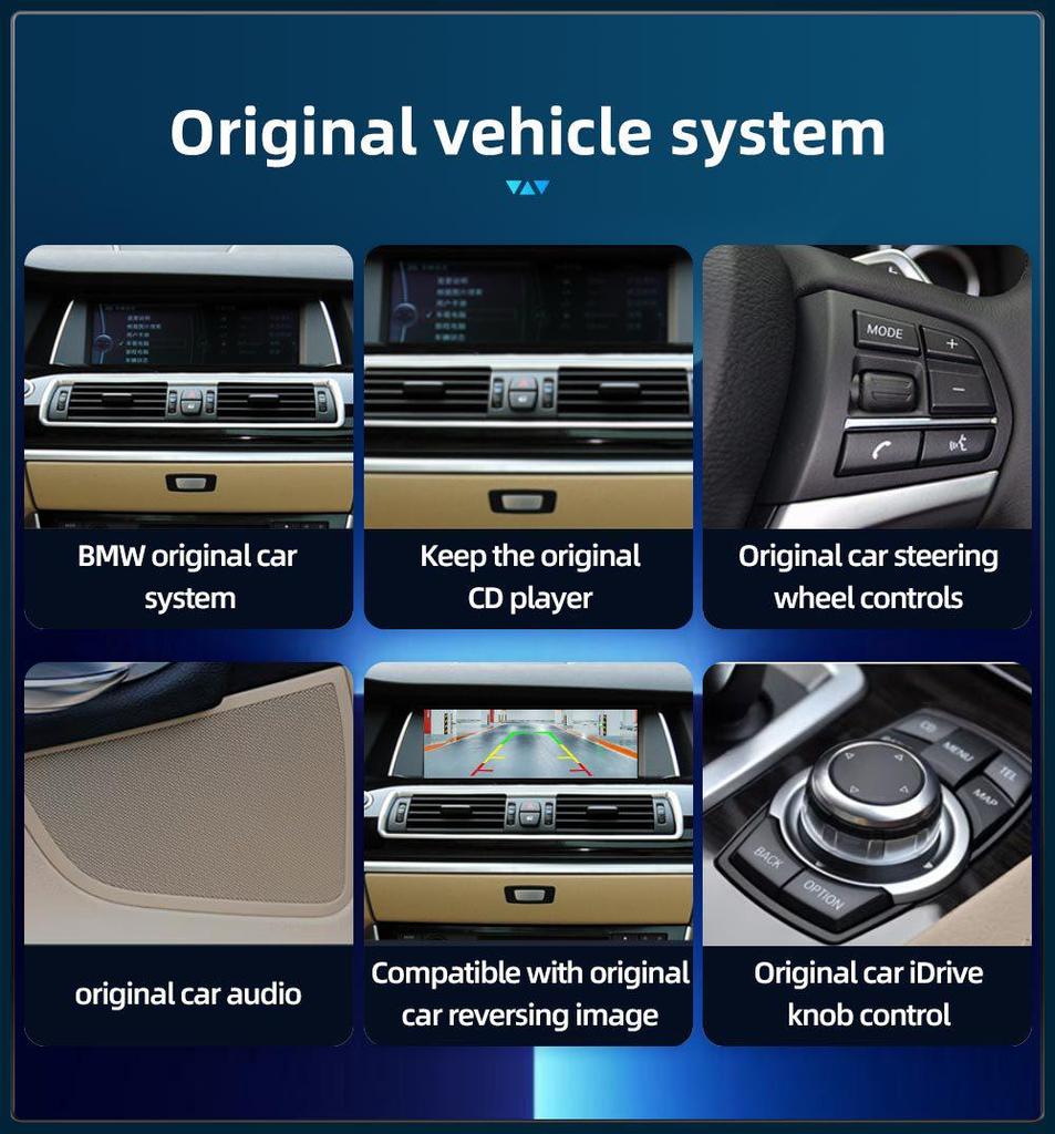 Wireless CarPlay GPS Navigator for BMW X5 GT F07