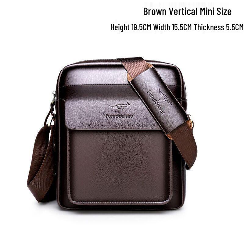 

Мужская большая кожаная многофункциональная сумка через плечо и кроссбоди - повседневный рюкзак для поездок