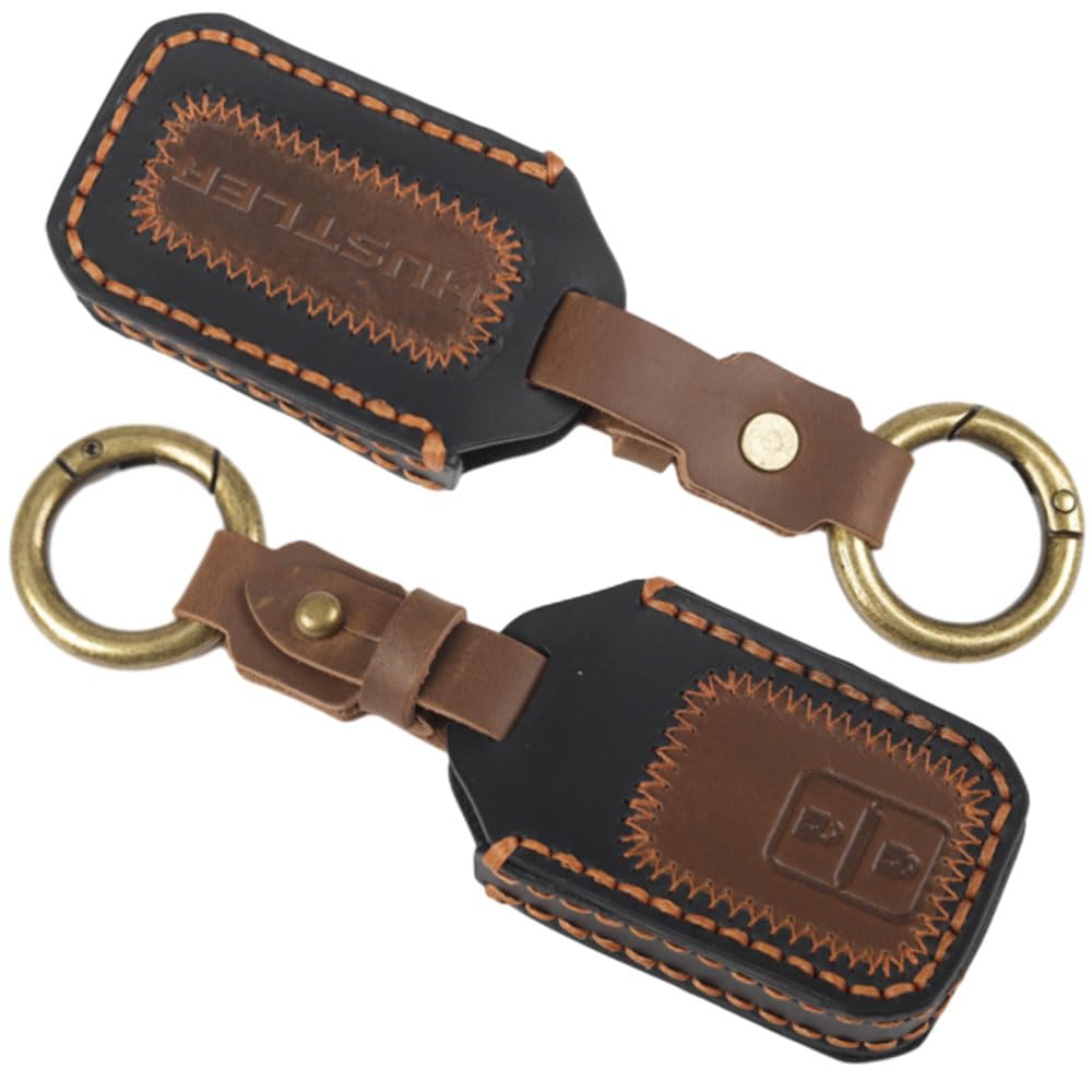 XIKER Suzuki Hustler MR52S MR92S Leather Smart Key Case, Good hustler чёрный