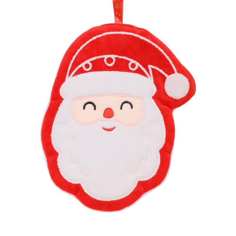 

Christmas Gift Hand Towel Kitchen Bathroom Handkerchief Cute Cartoon Snowman Elk Santa Claus Hanging Towel Xmas Navidad Decor