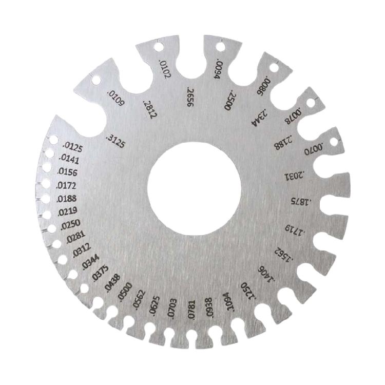 Steel Multiple Function Welding Gauges Featuring Clear Scale Weld Inspection Gauges for Wire Thickness & Weld Size Checking
