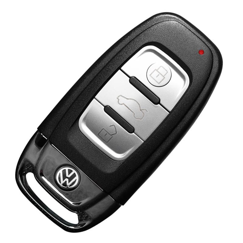 XMZSA1 10Pcs Black 3D Car Styling Remote Control Key GTI Logo Small Sticker for VW Jetta Golf Beetle CC EOS R32 MK4 golf 4 motion MTM