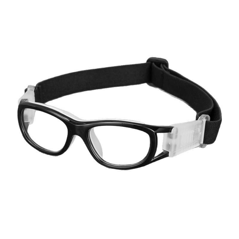 

Sports myopia glasses frame for playing football, anti-slip protective eyewear frame for teenagers/Children s basketball glasses030 Glossy black frame