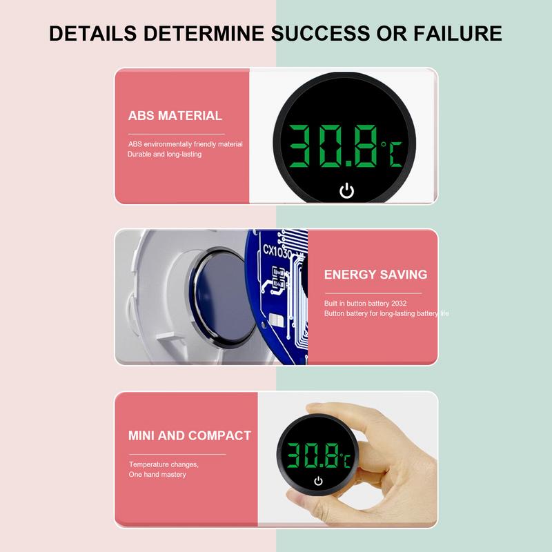 Aquarium Temperature Measurement Accurate Digital Display Design Fish Tank Thermometers Fish Tank Accessories Portable Tank