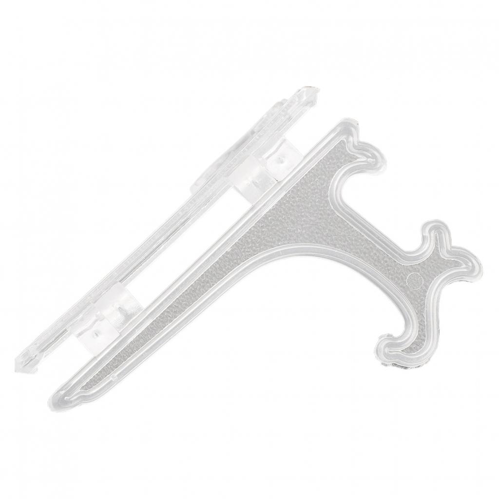 Plate Holder 10pcs/set Adjustable Hinges Black/transparent