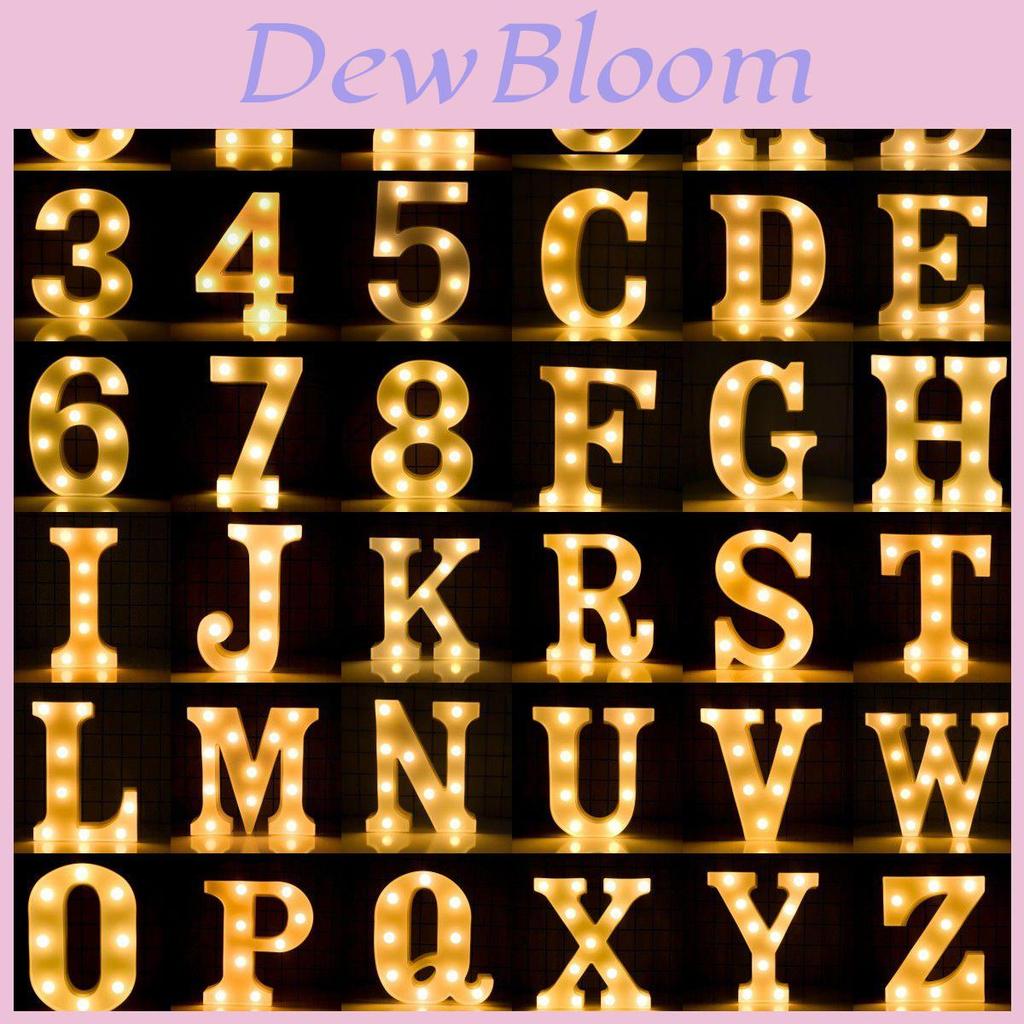 Birthday Light Happy Led Digital Color Lights Emitting Romantic Scene Decorative