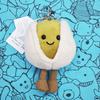 New Model JC fun Plush Toy, Small Cherry Charm, Little Turtle Plush Toy, Croissant, Little Penguin JC Bag Charm