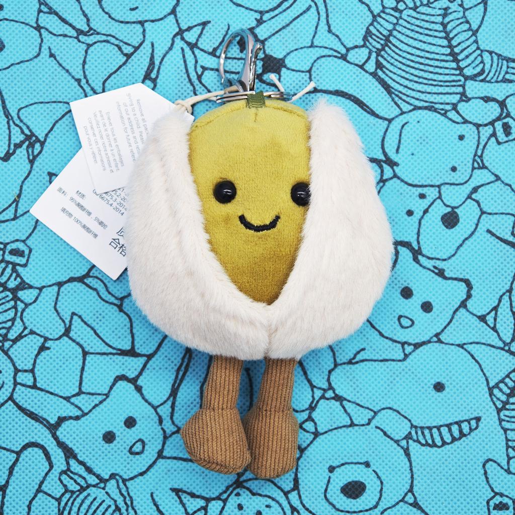 New Model JC fun Plush Toy, Small Cherry Charm, Little Turtle Plush Toy, Croissant, Little Penguin JC Bag Charm