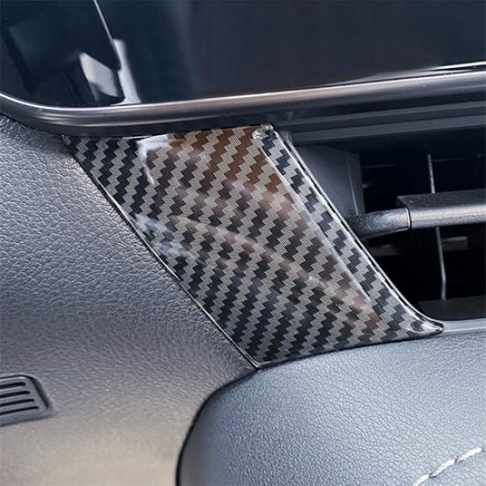 Carbon Fiber Center Air Vent Outlet Cover Trim For Lexus NX250 NX350 2022 2023