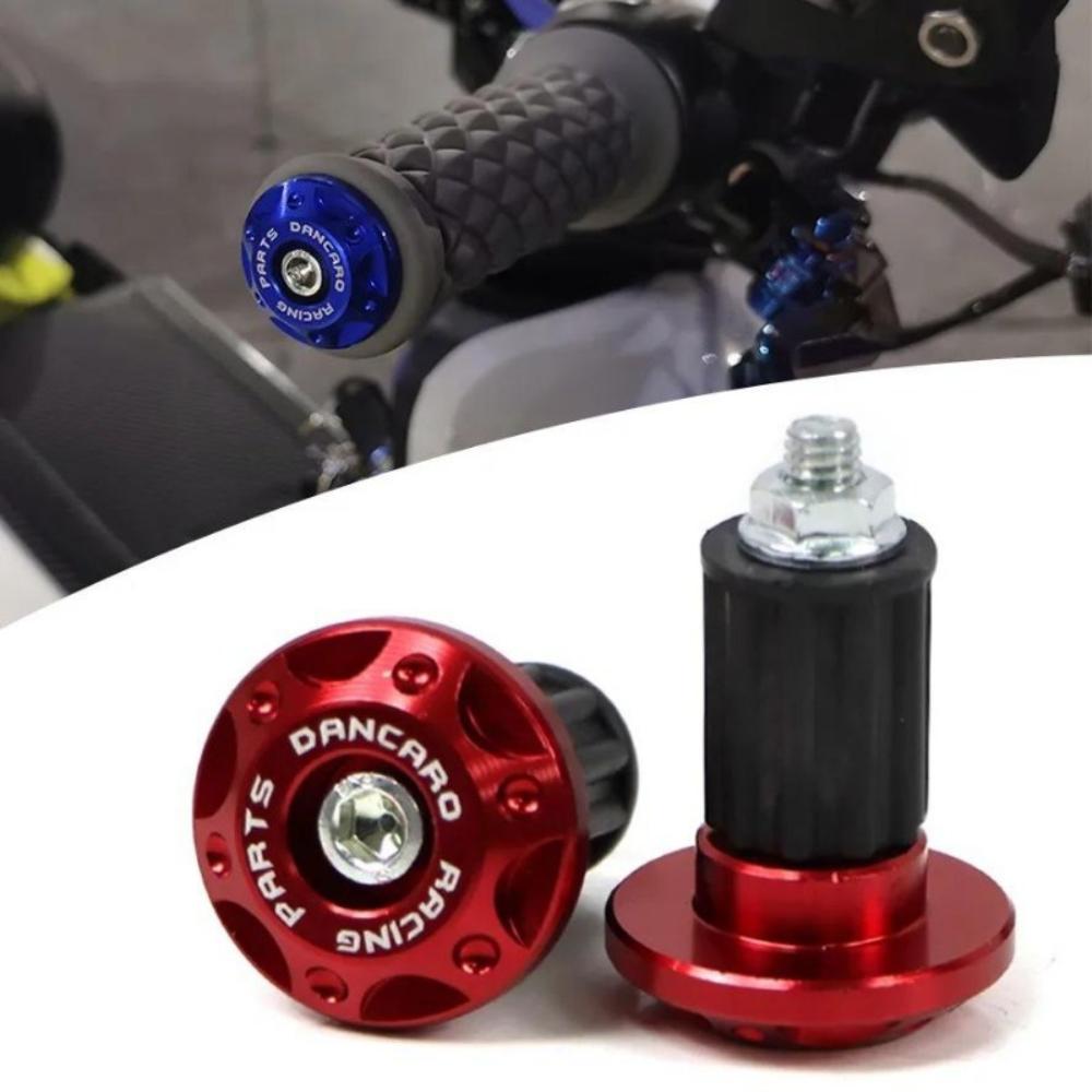 2PCS Motorcycle Handlebar End Plug Grip Handlebar Plug Cover Slider Motorcycle Suitable For Most Motorcycle Motorcycle Accessori