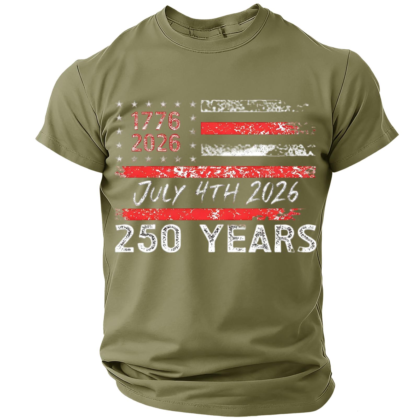 250 Anniversary Usa Shirt Mens Shirt Usa 250Th Anniversary Shirt 250 Years America Shirt Tshirt XL