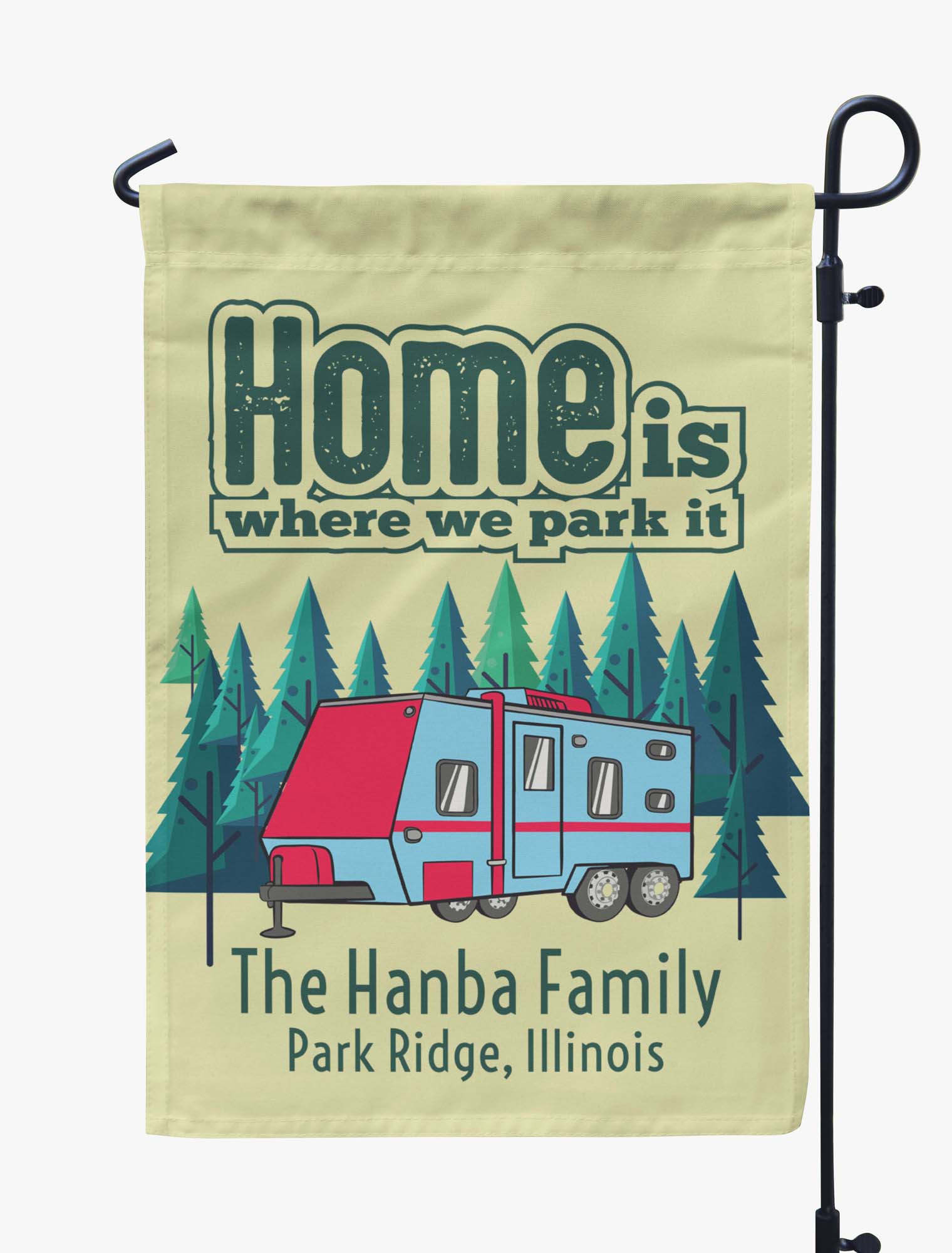 

Printtoo Tan Home Is Where We Park It Big Travel Trailer 12.5x18 Inches Double Sided Flags Double Sided Camp Flag Campsite Flag 12.5 x 18 Inches дубильная кора