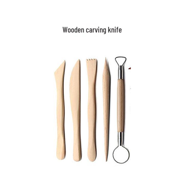 Pottery Carving & Sculpting 36-Piece Tool Set for Clay and Polymer DIY Crafting