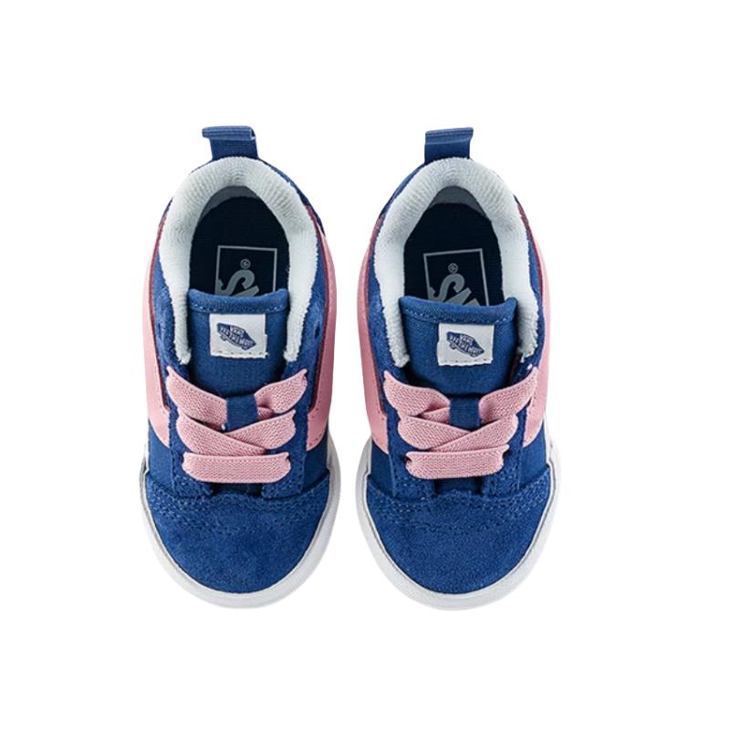 Vans Knu-Skool Toddler Navy Blue Pink Baby Sneakers VN000D0K5TU