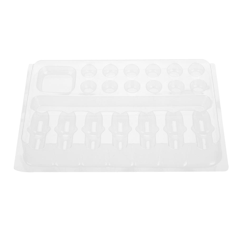 Pro 20pcs Trays Clear Disposable DGT Plastic Tattoo Cartridge Needle Holder Stand