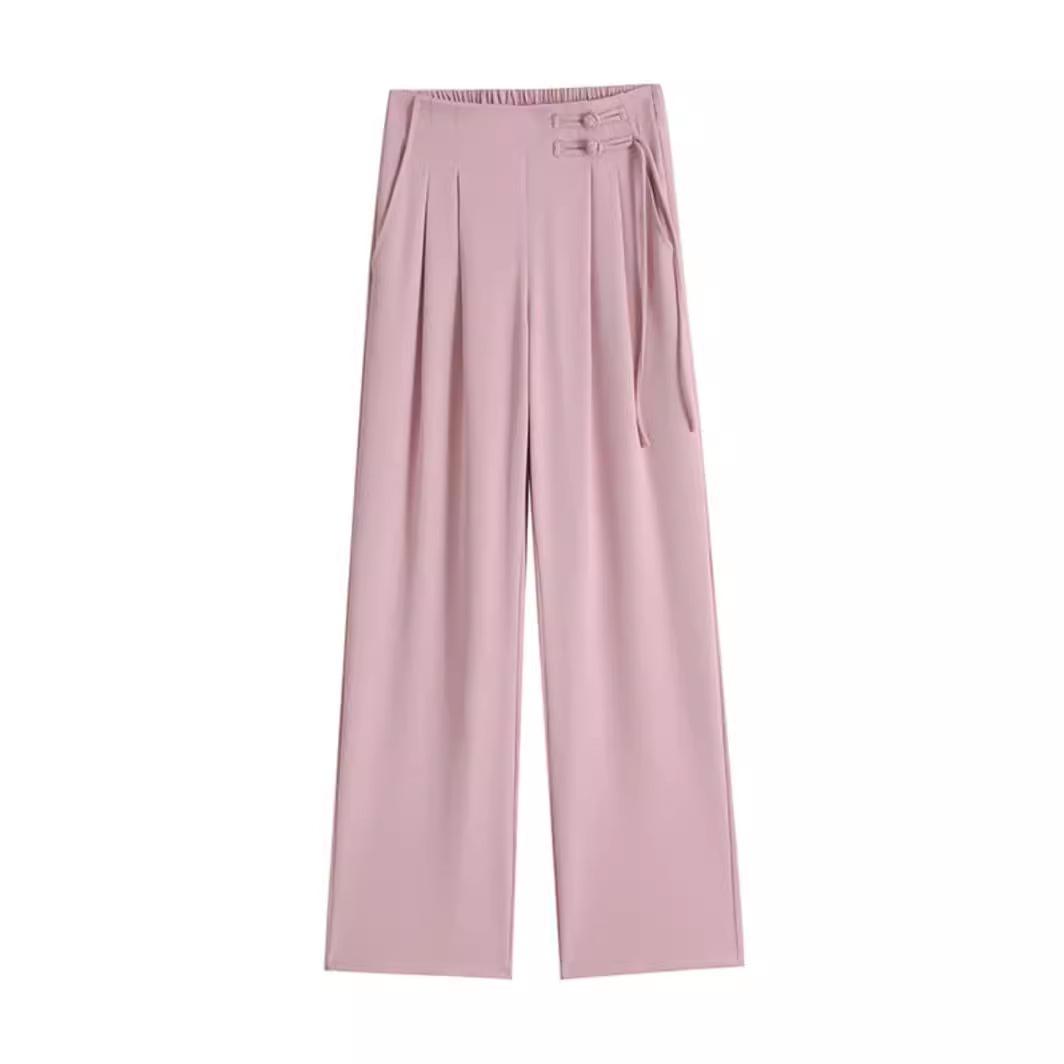 Женские летние официальные костюмы с высокой талией — фото 6