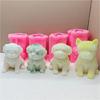 Unique Sitting Dog Silicone Mold Flexible Silicone Mold for Dog Shaped Candle Soap Making Easy Demold Moulds
