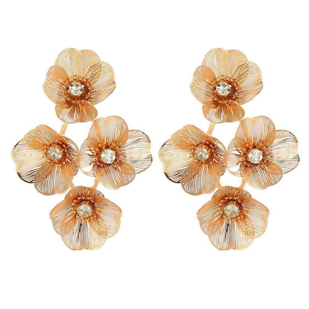 Elegant Floral Tassel Earrings: High-End Niche Fashion