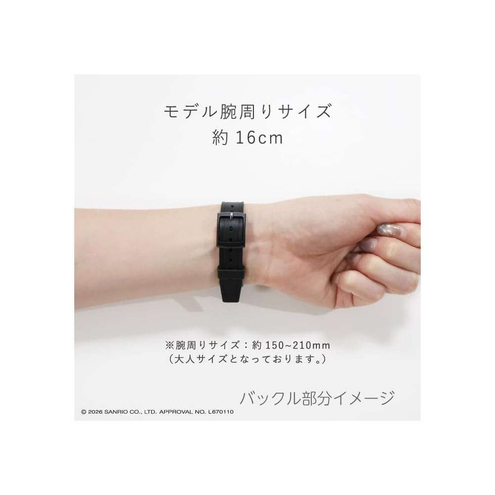 Sanrio Characters Casual Watch 10 ATM Water Resistant Dusty Color CR2D0010 Women's Plastic Case