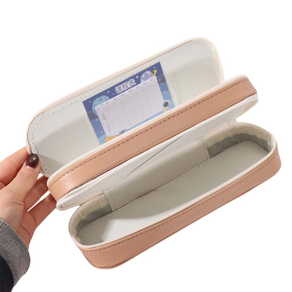 Waterproof Capibala Double Pen Bag PU Capibala Stationery Box Capibara Pencil Case  Children