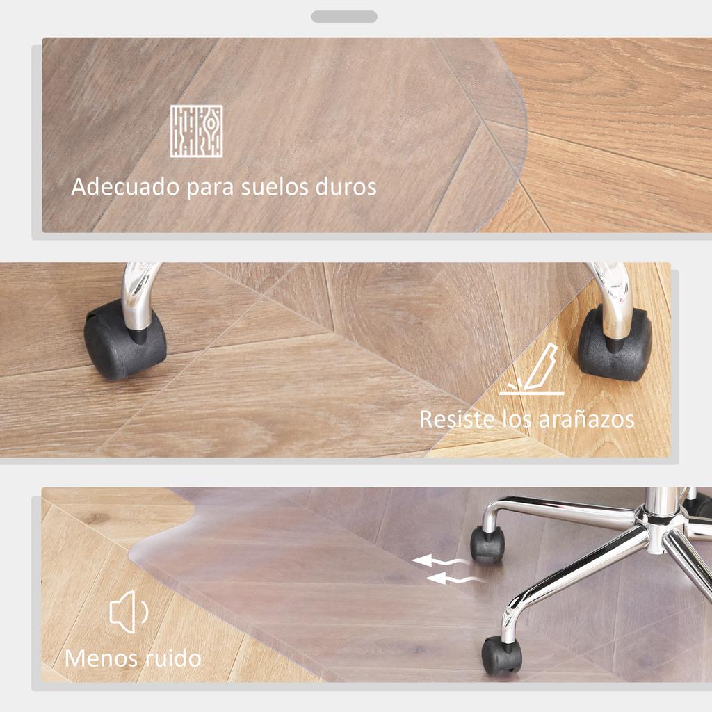 Office Chair Mat, Protective, 90 x 120 cm, for Carpeted Floor