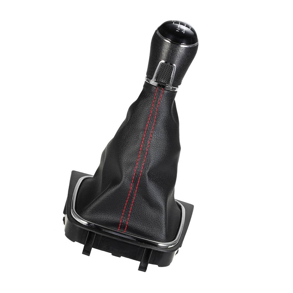 5 Speed Gear Knob Shift Stick Gaiter Cover Replacement for  Golf 5 6 110mm Hole Diameter
