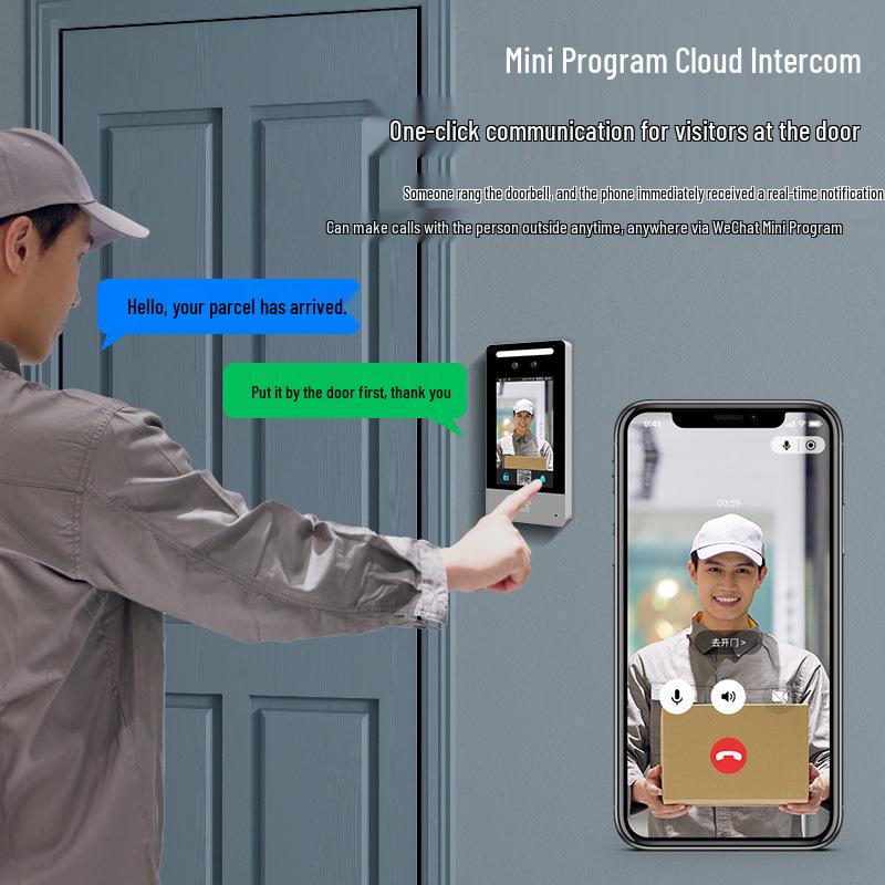 Smart Visual Intercom with Face Recognition & Mobile Access for Villas & Communities