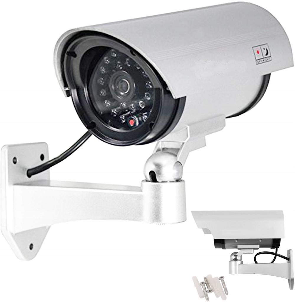 Kamera atrapa ir led kamery zewnętrzna z diodą wodoodporna do firmy domu