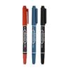 6 Pcs Skin Marking Pen Double Ended W/Fine Thick Tip Black/Blue/Red