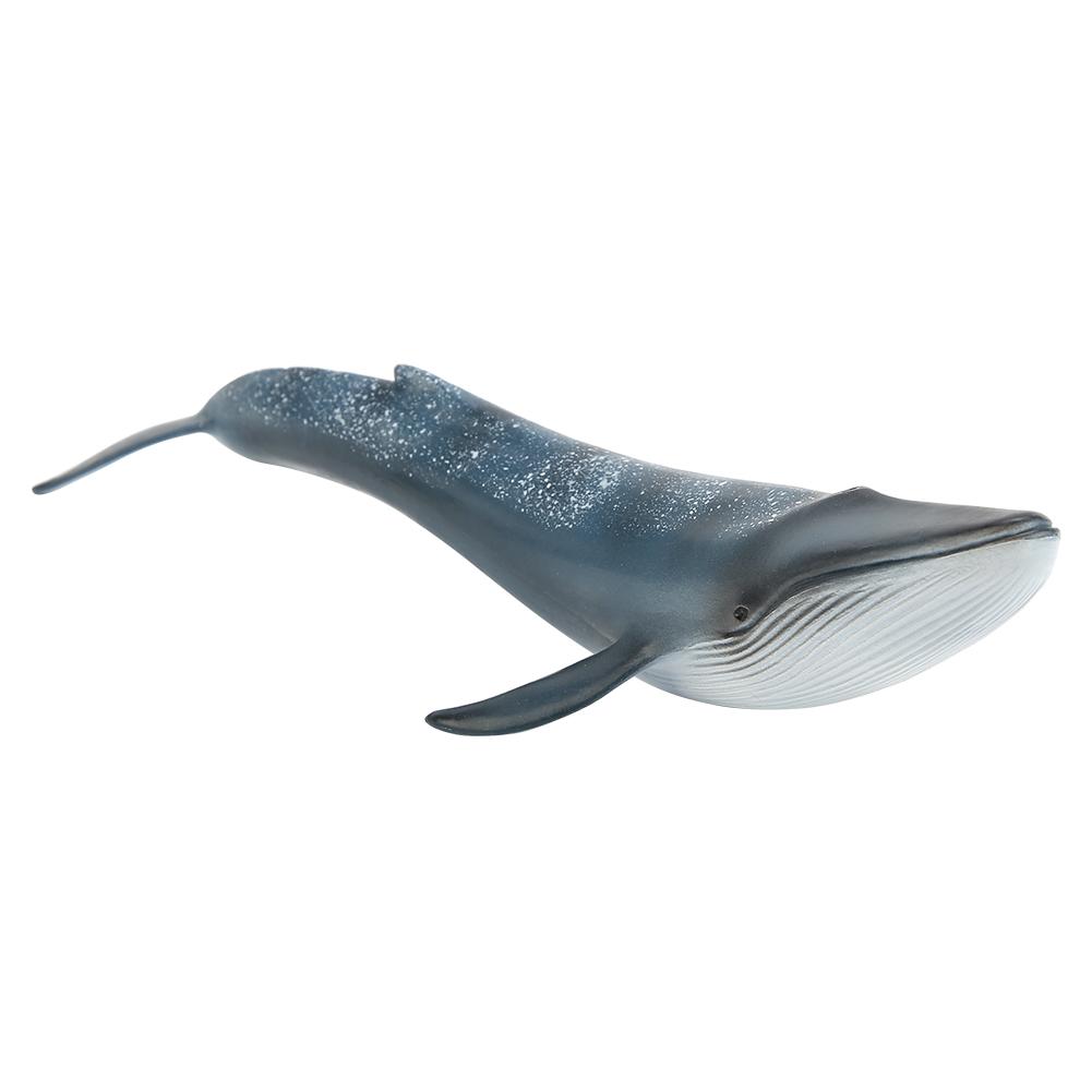Simulation Whale Miniature Animal Toy Collection Figurine Home Decor Ornament (Blue Whale)
