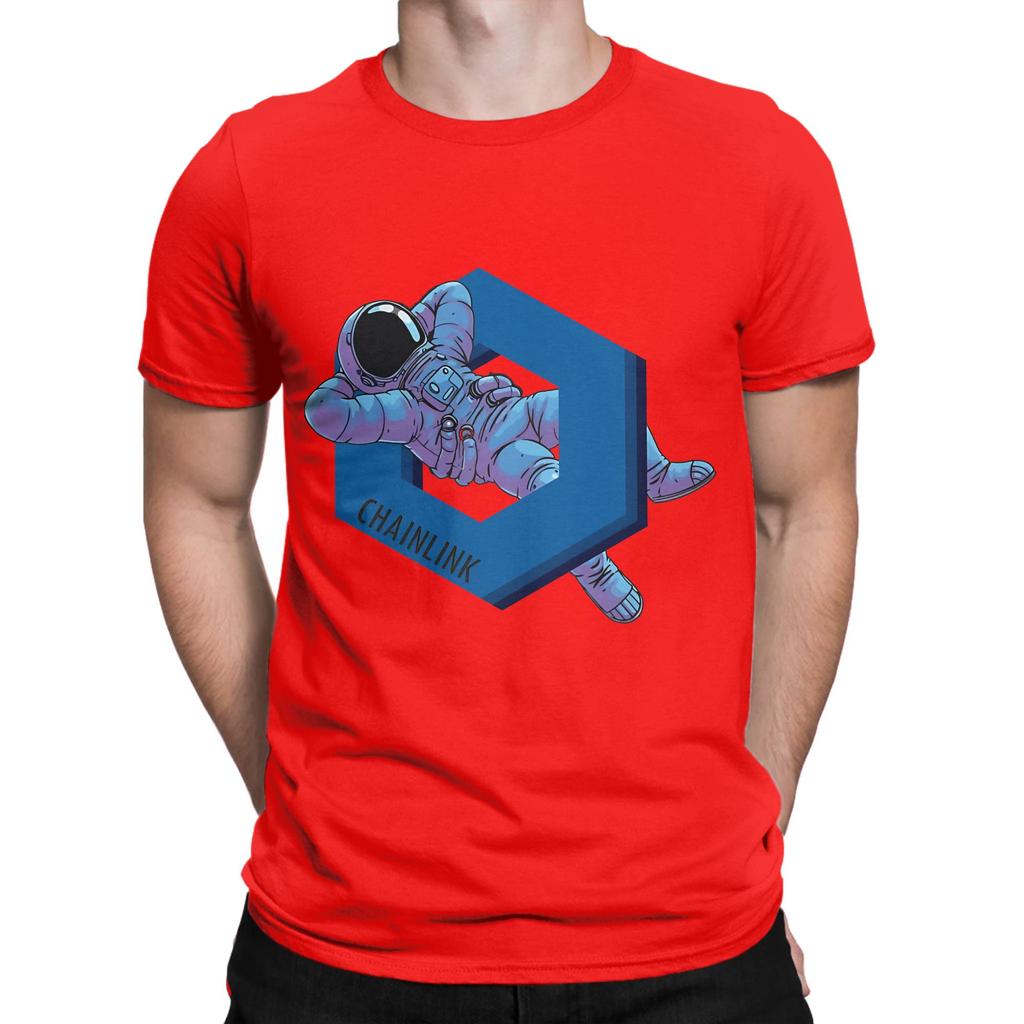chainlink Novelty 100 Cotton TShirt Chainlink Tops Tees For Unisex