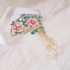 Chinese Pearl Peony Tassel Brooch for Qipao & Hanfu – Women's Pin Accessory