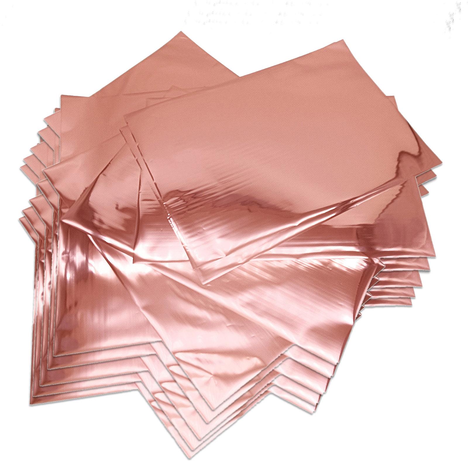 

50 листов 4-х тоновой реактивной фольги для переноса фольги, многофункциональная тонер-фольга для изготовления открыток в стиле скрапбукинга 3