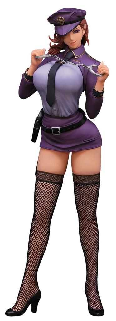 Lewd and Sadistic Policewoman Akiko Designed by Oda Non Scale PVC Painted Finished Figure (Akiko) 1/6