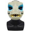 3D Dinosaurier Maske Lebensecht Raptor Dino Beweglicher Kiefer Dinosaurier Maske Hohe Qualität PVC Kopfbedeckung Halloween Kinder Spielzeug Karneval Geschenk