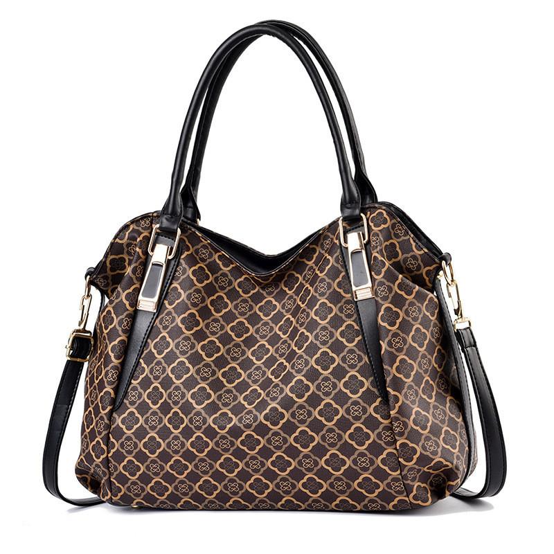 IELGY Ladies Messenger Bag Middle-Aged Shoulder Mother Bag Autumn Winter Fashion Portable Large-Capacity Mother s Day Gift