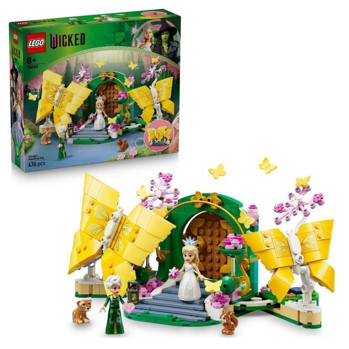 LEGO Wicked 75688 Glindas Hochzeit - Spielzeug ab 8 Jahren - Schmetterlingsfiguren - Geschenk