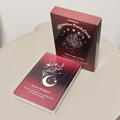 10.4*7.3cm Affirmation Oracle Deck Cards Quiet Light Within 40 Pcs Oracle Cards