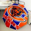 Chicago Bears Logo Umbrella Folding umbrella, automatic umbrella 8-Frame for Travel, camping Use Gift for Halloween Christmas