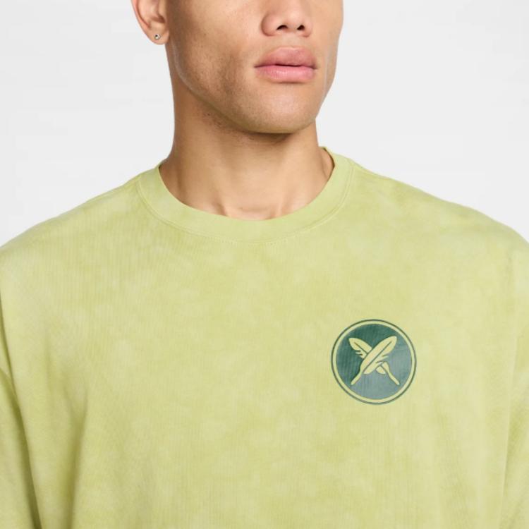 Nike X Yuto Horigome Collaboration SS25 SB Dunks Fashionable Comfortable Versatile Short Sleeve T-Shirt Men Tops Olive-Green HJ0809-311
