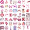 50 Pink Coast Girls Graffiti Stickers Decorate Guitar Laptop Suitcase DIY Waterproof