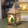 Christmas Luminous Wooden Cabin Ornament - Small House Tree Decoration