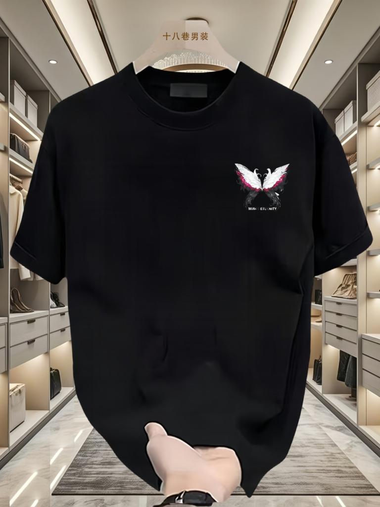 2025 Summer Friday New 100% Cotton Short Sleeve T-shirt Men's High Quality Fashion Brand Loose T-shirt Top