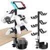 Detachable Triple Layer Gaming Equipment Rack Tool without  Installation Universal Gaming Desk Organizers for Game Consoles