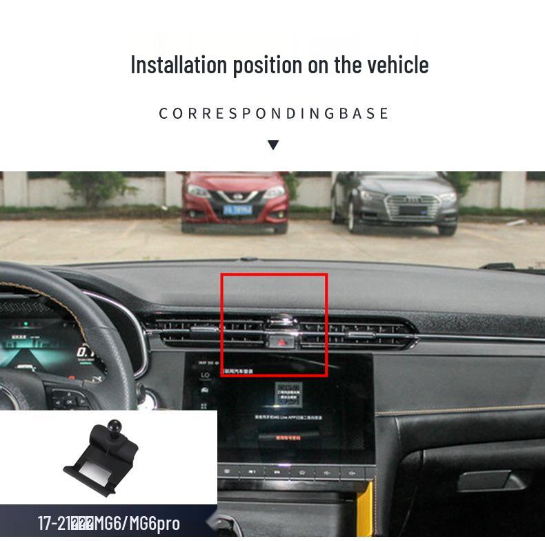Compatible MG MG6/MG5/HS/ZS/EZS/ONE Car Interior Navigation Mount & Decoration Bracket.