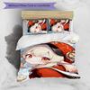 Klee 3pcs Bedding Set Duvet Cover Closure Includes 1 Duvet Cover & 2 Pillowcases for All Seasons Bedroom Home Dorm Decor