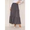 Layered Wrinkled Fabric Skirt, 3 Layer Skirt, Hijab Skirt, Long Skirt, Mother Gift, Lover Gift