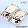 Elastic Snap Magnetic Metal Bumper Frame Case for ZTE Nubia Z80 Z70 Z70S Ultra 5G Clear Frosted PC Lens Protector Back Cover