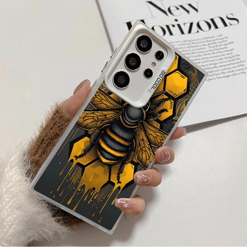 

Bee Keeping Honey Cute Soft Phone Case for Samsung Galaxy S24 S25 FE S26 Edge S23 Ultra S22 Plus S21 + Shockproof Cover Back She Samsung S22 Plus