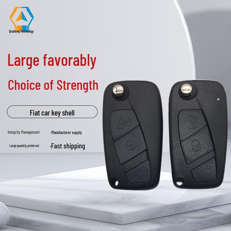 Fiat 3-Button Folding Key Shell for 2 Model Types